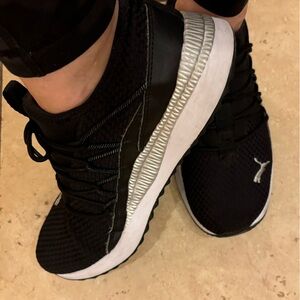 Puma sneakers. Women’s size 9. Only worn in the gym on mats.